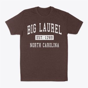 Big Laurel North Carolina Classic Established Classic Dad T-Shirt