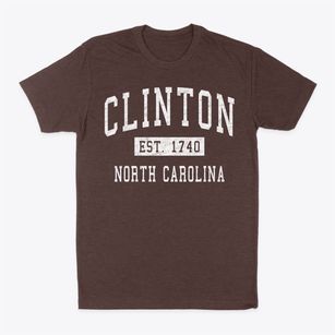 Clinton North Carolina Classic Established Classic Dad T-Shirt
