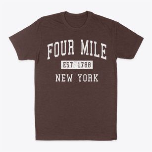 Four Mile New York Classic Established Classic Dad T-Shirt