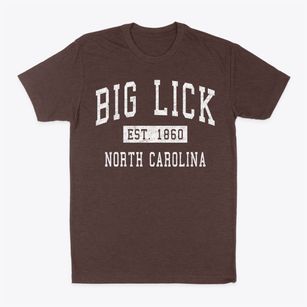 Big Lick North Carolina Classic Established Classic Dad T-Shirt