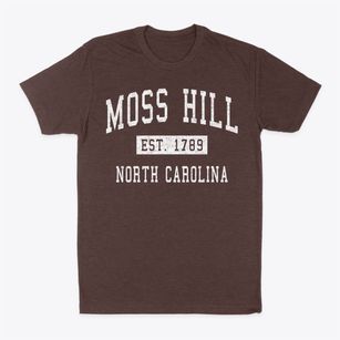 Moss Hill North Carolina Classic Established Classic Dad T-Shirt