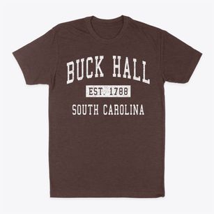Buck Hall South Carolina Classic Established Classic Dad T-Shirt