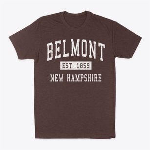 Belmont New Hampshire Classic Established Classic Dad T-Shirt