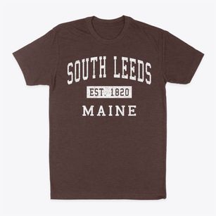 South Leeds Maine Classic Established Classic Dad T-Shirt