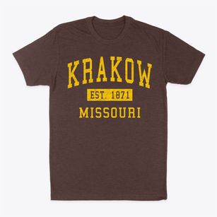 Krakow Missouri Classic Established Classic Dad T-Shirt