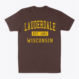 Lauderdale Wisconsin Classic Established Classic Dad T-Shirt