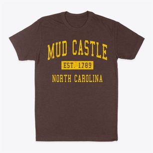 Mud Castle North Carolina Classic Established Classic Dad T-Shirt