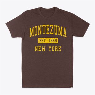 Montezuma New York Classic Established Classic Dad T-Shirt