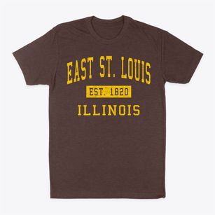 East St. Louis Illinois Classic Established Classic Dad T-Shirt