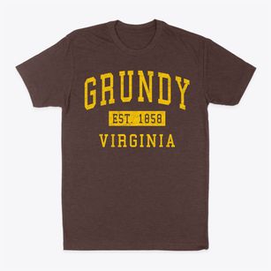 Grundy Virginia Classic Established Classic Dad T-Shirt