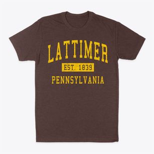 Lattimer Pennsylvania Classic Established Classic Dad T-Shirt