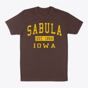Sabula Iowa Classic Established Classic Dad T-Shirt