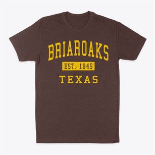 Briaroaks Texas Classic Established Classic Dad T-Shirt