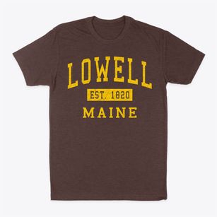 Lowell Maine Classic Established Classic Dad T-Shirt