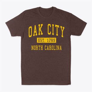 Oak City North Carolina Classic Established Classic Dad T-Shirt