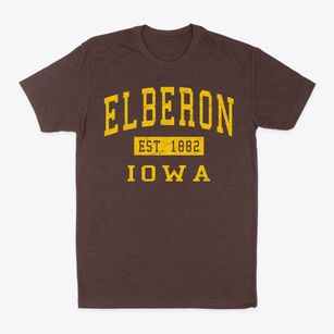 Elberon Iowa Classic Established Classic Dad T-Shirt