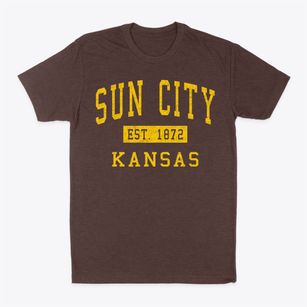 Sun City Kansas Classic Established Classic Dad T-Shirt