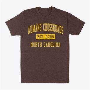 Aumans Crossroads North Carolina Classic Established Classic Dad T-Shirt