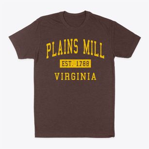 Plains Mill Virginia Classic Established Classic Dad T-Shirt