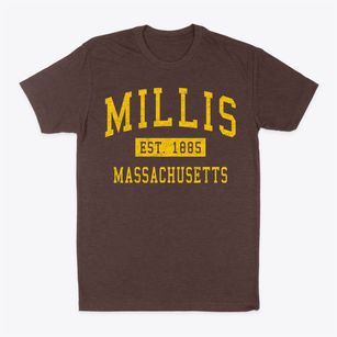 Millis Massachusetts Classic Established Classic Dad T-Shirt