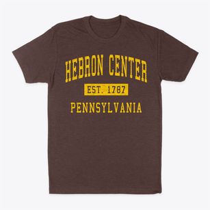 Hebron Center Pennsylvania Classic Established Classic Dad T-Shirt