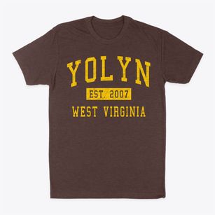 Yolyn West Virginia Classic Established Classic Dad T-Shirt