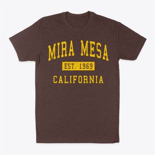 Mira Mesa California Classic Established Classic Dad T-Shirt