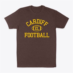 Cardiff Junior High School Classic Football Classic Dad T-Shirt