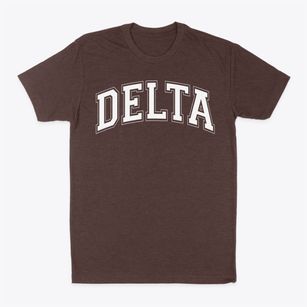 Delta High School Varsity Arch Classic Dad T-Shirt