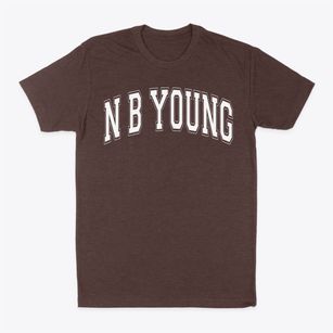 N B Young Middle Magnet School Varsity Arch Classic Dad T-Shirt