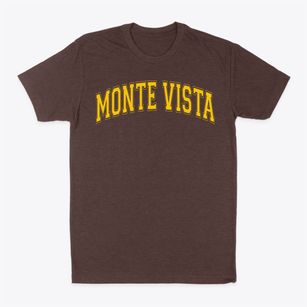 Monte Vista Elementary School Varsity Arch Classic Dad T-Shirt
