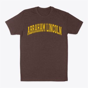 Abraham Lincoln Elementary School Varsity Arch Classic Dad T-Shirt