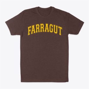 Farragut Elementary School Varsity Arch Classic Dad T-Shirt
