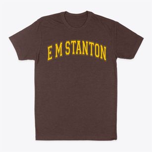 E M Stanton Elementary School Varsity Arch Classic Dad T-Shirt