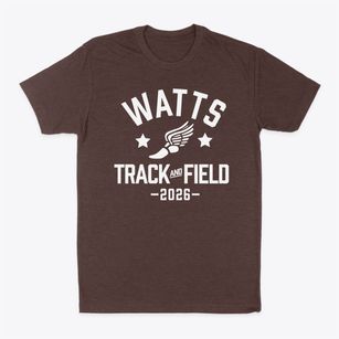 Watts Elementary School Track and Field Classic Dad T-Shirt