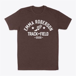 Emma Roberson Elementary School Track and Field Classic Dad T-Shirt