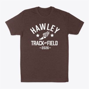 Hawley High School Track and Field Classic Dad T-Shirt