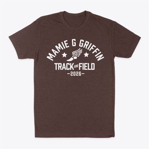 Mamie G Griffin Elementary School Track and Field Classic Dad T-Shirt