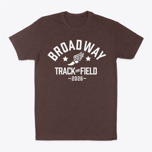 Broadway High School Track and Field Classic Dad T-Shirt