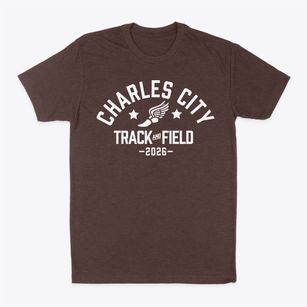 Charles City High School Track and Field Classic Dad T-Shirt