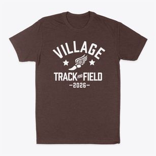 Village Montessori Elementary School Track and Field Classic Dad T-Shirt