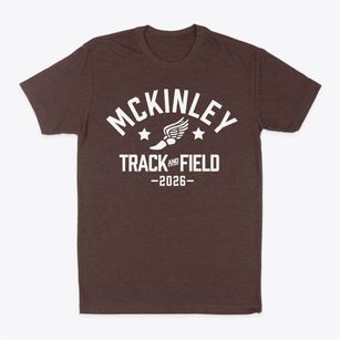 Mckinley Elementary School Track and Field Classic Dad T-Shirt