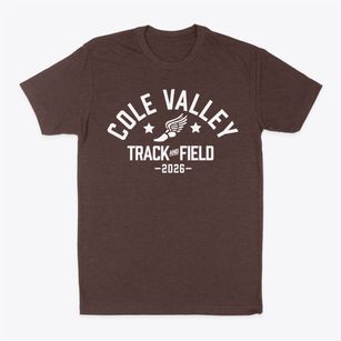 Cole Valley Christian School Track and Field Classic Dad T-Shirt