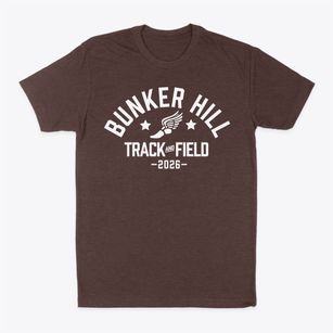 Bunker Hill Elementary School Track and Field Classic Dad T-Shirt