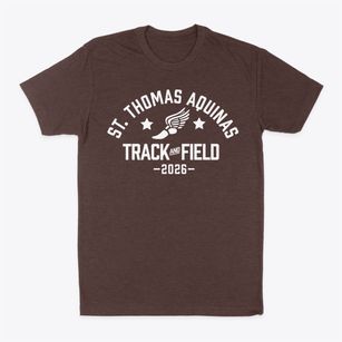 Saint Thomas Aquinas School Track and Field Classic Dad T-Shirt
