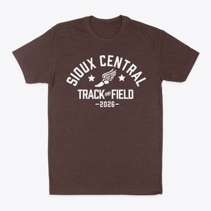 Sioux Central Community School Track and Field Classic Dad T-Shirt