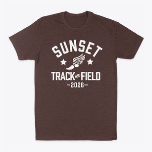 Sunset Elementary School Track and Field Classic Dad T-Shirt