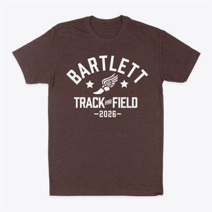 Bartlett School Track and Field Classic Dad T-Shirt