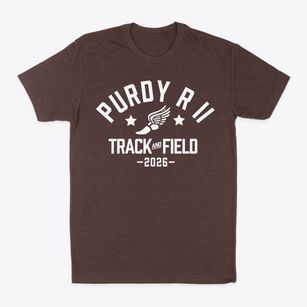 Purdy R Ii School Track and Field Classic Dad T-Shirt