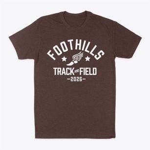 Foothills Community Christian School Track and Field Classic Dad T-Shirt
